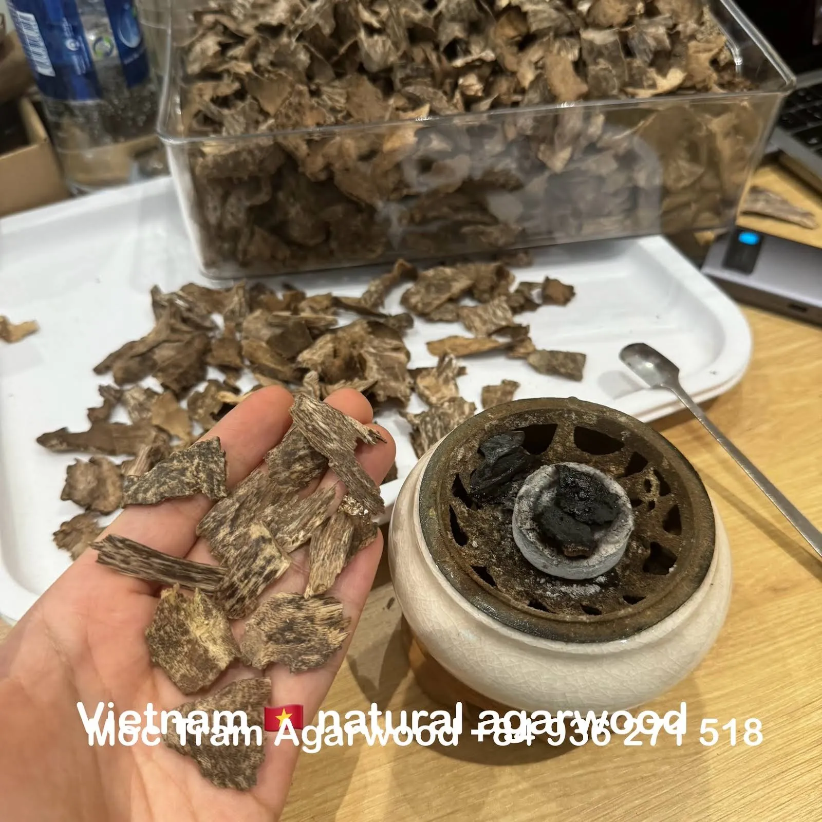 Super Rich Oil Agarwood Chips – Natural Vietnamese Oud for Incense &amp; Home Fragrance